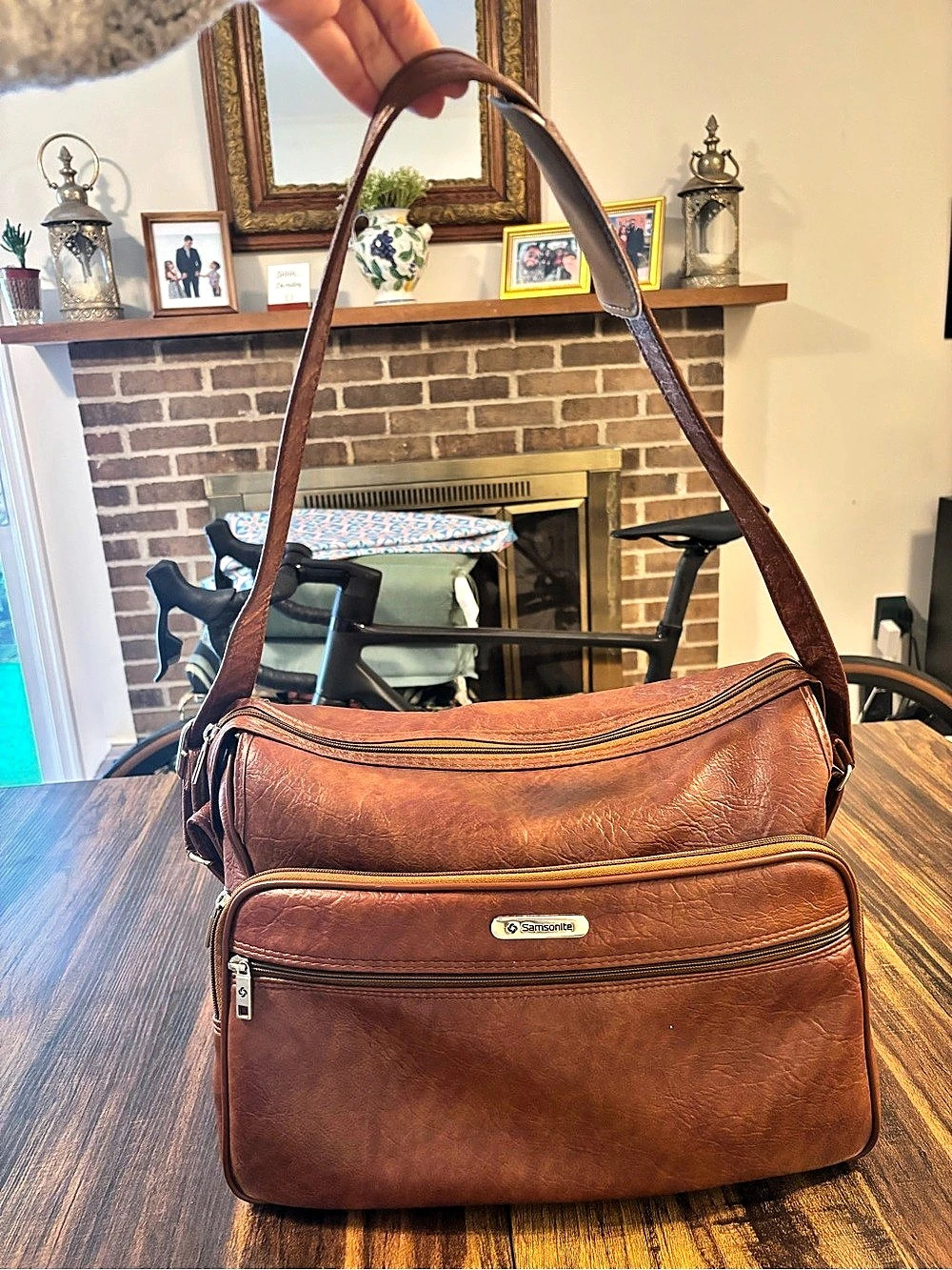 Samsonite Silhouette Brown Shoulder Bag